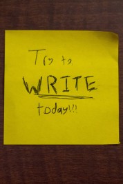 Try to WRITE today!!! 2019